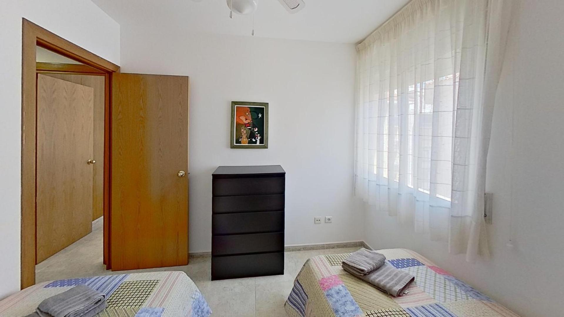 Apartamento Vistas Al Mar, Segunda Linea 3 Habitaciones Sant Carlos de la Ràpita Esterno foto